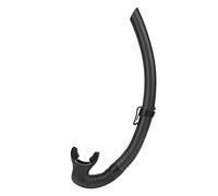 Pwshymi Tubo de Respiración para Snorkel, Accesorios de Buceo Duraderos, Respiración sin Esfuerzo para Actividades Subacuáticas, PVC y Silicona, Negro/ (#1)