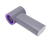 Pwshymi Ventilador Portátil de Mano Silencioso de Alta Velocidad, Pantalla Digital Ajustable, Recargable por USB, Pequeño Ventilador de Bolsillo para Viajes, Camping, Batería de Litio de 3600 MAh,