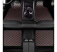 PWSVRDIQC Alfombrillas de Coche para Smart EQ Fortwo Forfour 453 451 452 450 454#1 / #3, Alfombras de Cuero de Lujo Impermeables, Kit Completo para Todo Clima, Diseño de Diamante,B