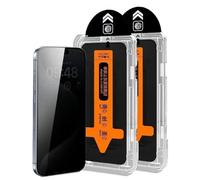Pwzoax 2025 New Invisible Screen Protector -Fingerprint-Proof Dust Free, 2 Packs Screen Protectors for iPhone 16 15 14 13 12 11 Pro Max (Anti-peep film,For iphone15)