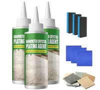 Pwzoax Nano Crystal Coating Agent for Tile & Furniture, StoneCrystal Plating Agent, Marble Nano Crystal-PlatingAgent, Stone Polishing and Coating (3sets)