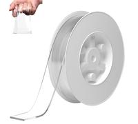 Pwzoax Nano Tape - Extra Large Double Sided Tape, 0.08" Thickened Nano Double SidedTape, Multipurpose MountingTape for Home, Office & Crafts (2 m/6.56 in)