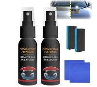 Pwzoax Nurafix Nano Car Spray, Nurafix Nano Scratch Remover, Nurafix Nano Car Scratch Remover (2 Bottles)
