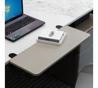PXAMORTEL Bandeja Extensible para Escritorio, Bandeja for Teclado Plegable con Abrazadera de Escritorio, sin Taladro, reposabrazos, Multicolor, Varios tamaños(Grey,L 65*W 25m)