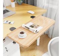 PXAMORTEL Bandeja Extensible para Escritorio, Extensor de Escritorio Plegable con Abrazadera, Bandeja for reposabrazos de Teclado, Multicolor, Varios tamaños(Log,L 70*W 20cm)