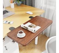PXAMORTEL Bandeja Extensible para Escritorio, Extensor de Escritorio Plegable con Abrazadera, Bandeja for reposabrazos de Teclado, Multicolor, Varios tamaños(Walnut,L 60*W 25m)