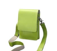 PXAMORTEL Bolsa de peluquería, 1 Pieza, Bolsa de Cuero sintético for Tijeras de Pelo, Bolsa con Clips, Funda for Tijeras de peluquería, Funda con cinturón, Bolsa de Peluquero(Light Green)