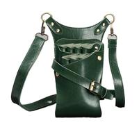 PXAMORTEL Bolsa de peluquería, bolsa de almacenamiento, funda for tijeras de pelo, bolsa for herramientas de estilista, cinturón de hombro for hombres y mujeres, bolsa de peluquería for peluquero(Gree