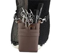 PXAMORTEL Bolsa de peluquería, bolsa for tijeras de pelo, estuche for peines, estuche for tijeras de peluquería, estuche for herramientas de peluquería, riñonera, bolso de cuero PU, bolso for peluquer