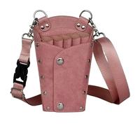 PXAMORTEL Bolsa de peluquería, Funda for Tijeras de Pelo, Funda con cinturón for el Hombro for peluqueros, Tijeras de Cuero PU, Estuche for Herramientas de peluquería, Bolsa for Peluquero(Color 8)