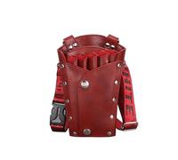 PXAMORTEL Bolsa de peluquería, Funda for Tijeras de Pelo, Funda con cinturón for el Hombro for peluqueros, Tijeras de Cuero PU, Estuche for Herramientas de peluquería, Bolsa for Peluquero(Color 6)