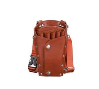 PXAMORTEL Bolsa de peluquería, Funda for Tijeras de Pelo, Funda con cinturón for el Hombro for peluqueros, Tijeras de Cuero PU, Estuche for Herramientas de peluquería, Bolsa for Peluquero(Color 7)