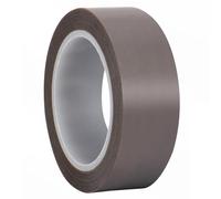 PXAMORTEL Cinta de PTFE para altas temperaturas Cinta da alta temperatura resistente al calor de PTFE 19 mm de ancho 10 m de longitud 0,08-0,25 mm