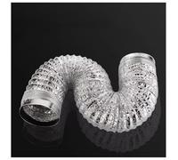 PXAMORTEL Conducto Flexible de Aluminio, Manguera Flexible de Aluminio con Abrazadera for Sistemas de ventilación, Varios tamaños.(4m,150mm)