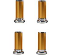 PXAMORTEL Correa de nailon para reloj de pulsera, patas de metal, patas de metal para gabinete, patas redondas de soporte para muebles, pie ajustable para sofá, patas antideslizantes para mesa de cama