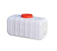 PXAMORTEL Depósito Cuadrado de Agua Potable, Tanque de Almacenamiento de Agua Rectangular de plástico for Exteriores con Tapa, Multicolor, Varios tamaños, HDPE(White,160L)