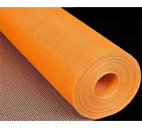 PXAMORTEL Malla de fibra de vidrio para enlucido Rollo de malla de reparación de estuco de fibra de vidrio for refuerzo de paredes, blanco/naranja, 3-5 mm, 50-200 m(Orange,50mx0.5cm)