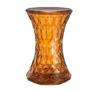 PXAMORTEL Mesa Auxiliar acrílica, Mesa de Centro, Mesa Auxiliar de acrílico con Tablero extraíble for Interior y Exterior, Multicolor(Orange)