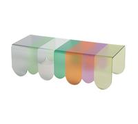 PXAMORTEL Mesa Auxiliar acrílica, Mesa de Centro, Mesa Auxiliar de acrílico Iridiscente de 90 x 37 x 28 cm (30 x 15 x 11 Pulgadas). No Requiere ensamblaje.