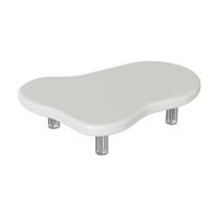 PXAMORTEL Mesa Auxiliar acrílica, Mesa de Centro, Mesa de Centro Cloud de Madera con 3 Patas de acrílico, Varios tamaños(100cm/39in)