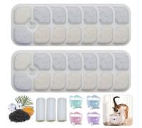 PXBSNB 12 filtros para fuente de gato con 3 mangueras, filtro para fuente de gatos con carbón activo de resina de tres capas, filtro para fuente de agua, compatible con Catit Pixi 2 L/2,5 L