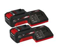 PXC 18V Batería y cargador PXC-Starter kit (18 V, 2 baterías, Capacidad: 4 Ah)