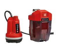 Einhell Bomba de agua limpia con batería GE-PP 18 RB Li-Solo | PXC | 18 V | Bomba sumergible y para depósitos de agua de lluvia | Caudal de 3000 l/h | altura impulsión 20 m | Sin batería