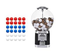 PxkVrin MáQuina Expendedora De CáPsulas, De Juguete De Gumball De Caramelo De Bola Hinchable, MáQuina Dispensadora De Premios, para Supermercados. Black