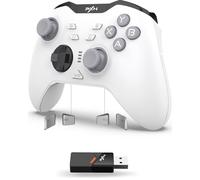 PXN P5 Mando PC Switch Inalámbrico 2025 - Hall Effect Joystick & Trigger, 4 Macro, 3 Modos (2.4G/BT/SW), Doble Vibración, Turbo, 1000mAh, App - Mando para PC, Switch, Android, iOS & Steam Deck