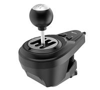 PXN Palanca de cambios A7 para rueda de carreras, disco de metal 6+1 con botón de freno de mano y botón de cambio para marcha alta y baja, universal, incluye DIN-USB, DIN-RJ11, cables DIN-DIN-DIN