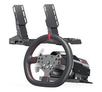 PXN V10 Ultra Volante de Carreras Direct Drive con Pedales - 3,2Nm Force Feedback, Volante Gaming con Grip de Cuero Microfibra y Levas - Set Sim Racing para PC, PS4, Xbox One/Series