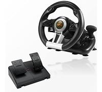 PXN V3IIIBK Volante de Carreras para PC, PS3, PS4, Xbox, Switch, Xbox - Negro