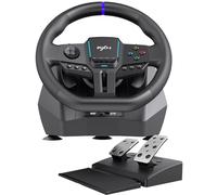 PXN V900 Gen2 Volante de Carreras con Pedales Hall - Volante de Juego USB, 16 Bits, 270°/900°, Feedback de Vibración, Paletas de Cambio, Control por App - Compatible con PC, Xbox, PS4, PS3 y Switch