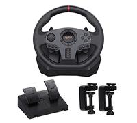 PXN V900 Volante y Pedales, Volante de Carreras con Retroalimentación por Vibración, Volante de Juego de 270/900° para Switch, PC, PS3, PS4, Xbox One, Xbox Series X/S