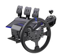 PXN V99 Volante de juego para PC, Xbox One, Xbox Series X/S, PS4 con 3,2 Nm FF, Pedales, Circuito y Efecto Sala, Fórmula Racing