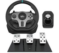 PXN Volante PS4 Gaming Racing Wheel PXN V9 Volante PC 270/900 grados vibración y cambio con pedales para PC, PS4, Xbox One, Nintendo Switch, PS3, Xbox Series S/X