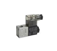 PXQCHAVLN 2V025-08 dc12v 24v 220v 2V025-06 válvula solenoide neumática de Aire 2 Posiciones 2 Puertos Normalmente Cerrada válvula magnética neumática(8mm Hose Pipe)