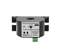 PXQCHAVLN Interruptor de detección Corriente JK12H 30A 50A 100A con monitorización CA, Controlador pequeña, protección contra sobrecarga, Sensor NA/NC(0.3-50A NC)
