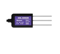 PXQCHAVLN Sensor de Suelo Modbus RS485 7 en 1. Mide la Humedad del, Temperatura, CE, el pH y NPK(TH-EC-npk)
