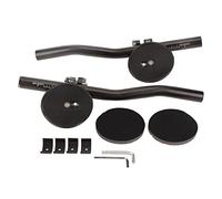 PxQuerantic 2PCS Bike Aero Bars, Mountain Bike Rest Handlebar, Ergonomic Adjustable Armrest with Foam Pad for Triathlon Long Distance Cycling, Aluminum Alloy Road Bike TT Handle Compatible wit