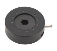 PxQuerantic Diafragma de apertura ajustable, diafragma de iris manual para microscopía de cámara, diafragma óptico de aluminio de 12 hojas de 0,5-15 mm con mango suave, control de luz de