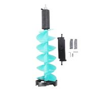 PxQuerantic Kit de Taladro eléctrico para Hielo de Invierno con Punta de localización, Broca en Espiral Flotante de Nailon para Romper el Hielo, diámetro de 8 Pulgadas para perforar Capas