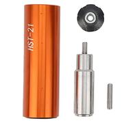 PxQuerantic Mountain Bike Headset Star Nut Tool Kit, Front Fork Installation Tool with Hardened Sleeve and Core Rod, Sandblasted Non - Slip Metal Accessories for Bicycle DIY Repair