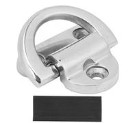 PxQuerantic Ojo Plegable Marino, herrajes de Cubierta de Acero Inoxidable 316 de Servicio Pesado, Ancla con Anillo en D Plegable Resistente a la corrosión para Barcos, Yates y Buques con Acaba