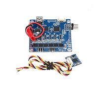 PxQuerantic Placa controladora de cardán sin escobillas de 2 Ejes BGC 3.0 Mos Drive para Corriente Alta, Controlador de cardán sin escobillas con Sensor para Motores de cardán de 2 a 8 Series,