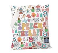 PXTIDY Bolsa de mano para terapia del habla, lenguaje, patólogos, terapeutas, regalos de agradecimiento, asistente de psicología, bolsa de compras, beige, Medium