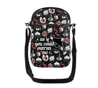 PXTIDY Bolso cruzado inspirado en la película de vampiros como si pudieras salir de mí, bolsa de hombro para fanáticos de la película Edward, T, Small