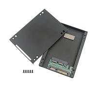 Pxyelec 1.8 pulgadas 16Pin Micro SATA SSD mecánico duro Hrive a 2.5 pulgadas 22Pin Sata, con carcasa de disco duro de metal 9mm de altura