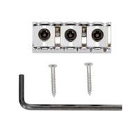 Pxyelec 1 tuerca de bloqueo de guitarra eléctrica cromada de 42 mm para puente Floyd Rose trémolo