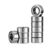 Pxyelec 3x6x2.5mm rodamientos de acero miniatura MR63ZZ L-630 673ZZ rodamiento de bolas profundo paquete de 10